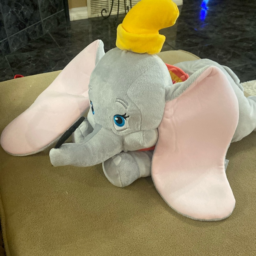 Disney Gray and Yellow Stuffed Animal